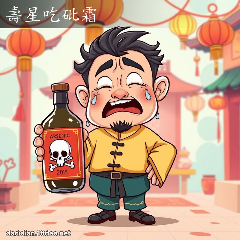 寿星吃砒霜 - 国语大辞典配图