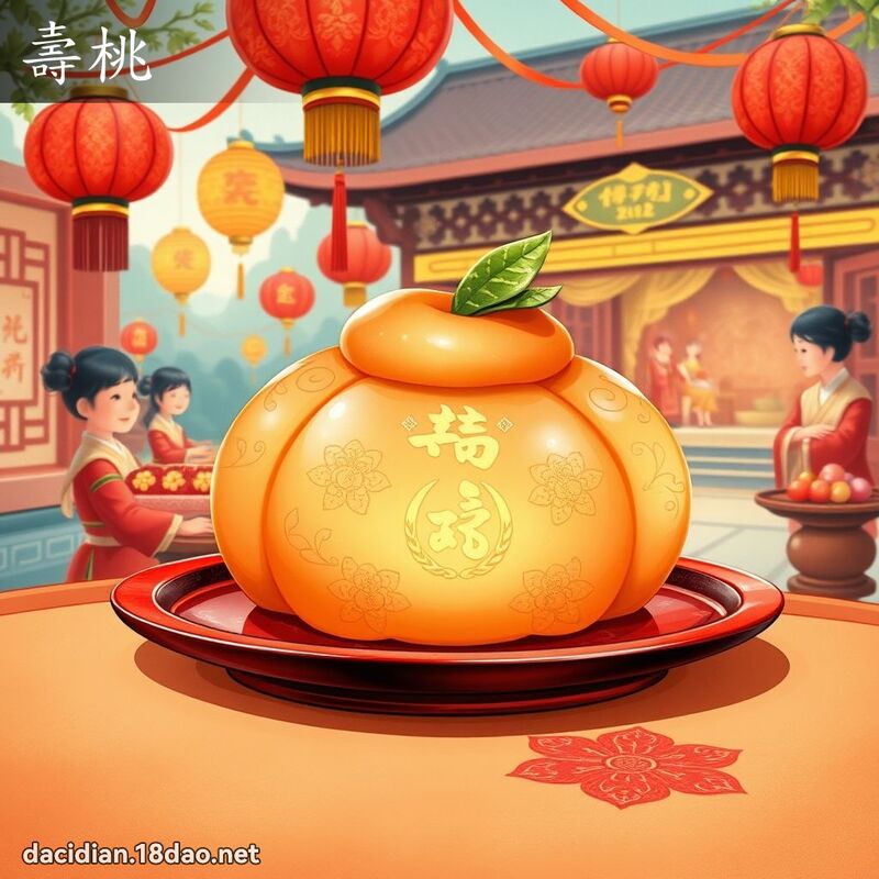 寿桃 - 国语大辞典配图
