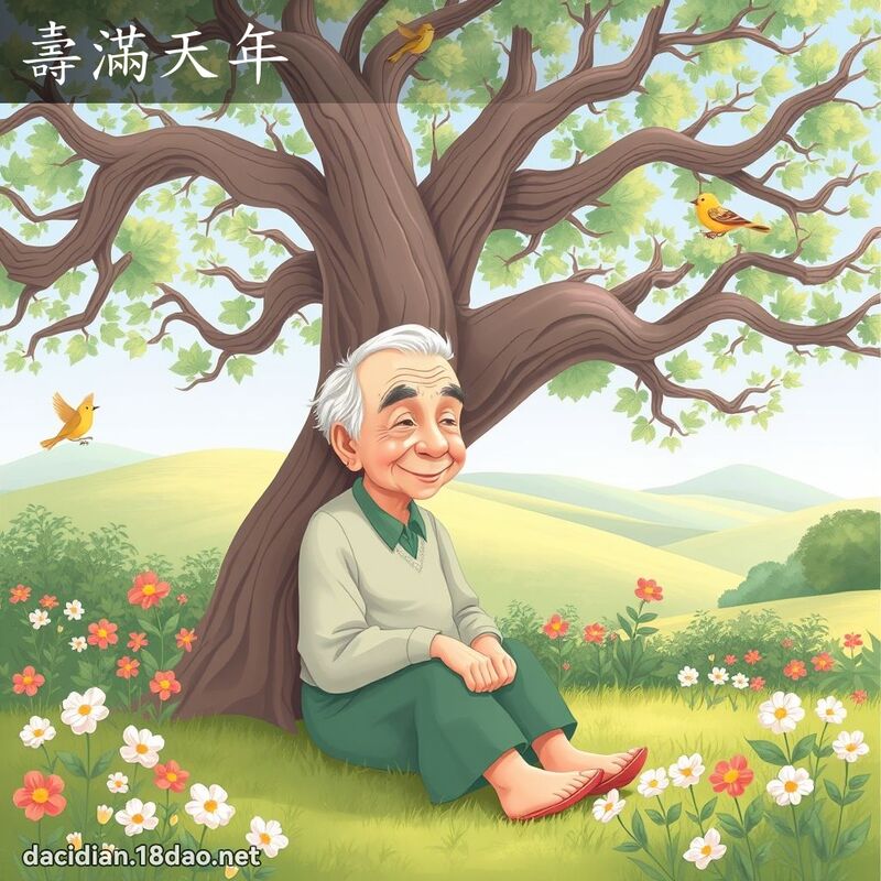 寿满天年 - 国语大辞典配图