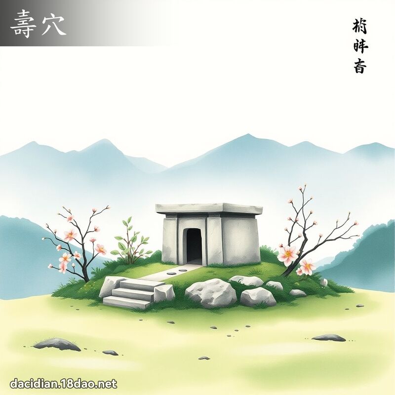 壽穴 - 國語大辭典配圖