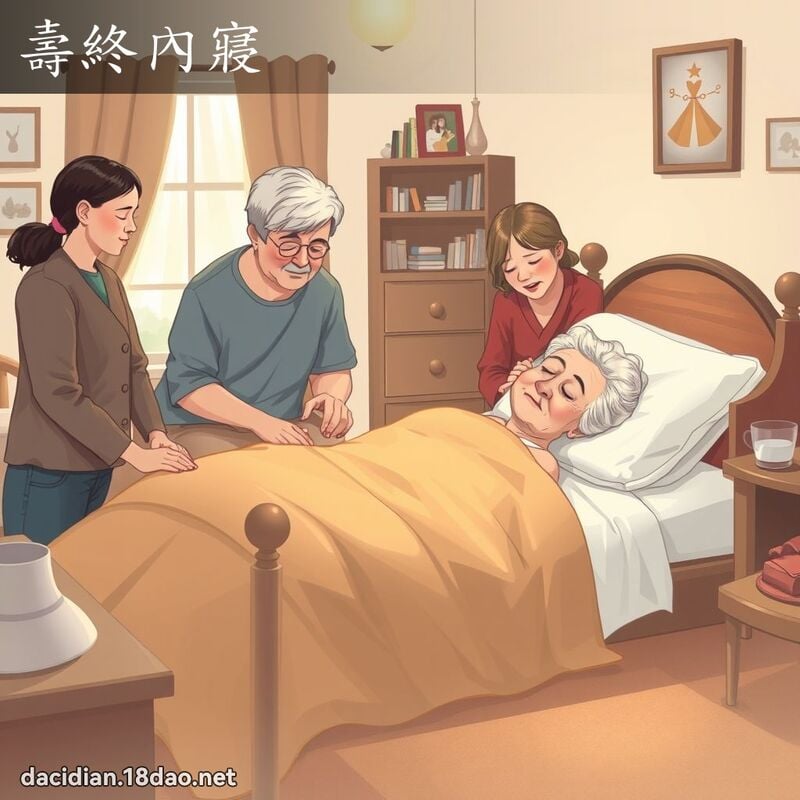 壽終內寢 - 國語大辭典配圖