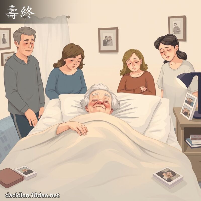 寿终 - 国语大辞典配图