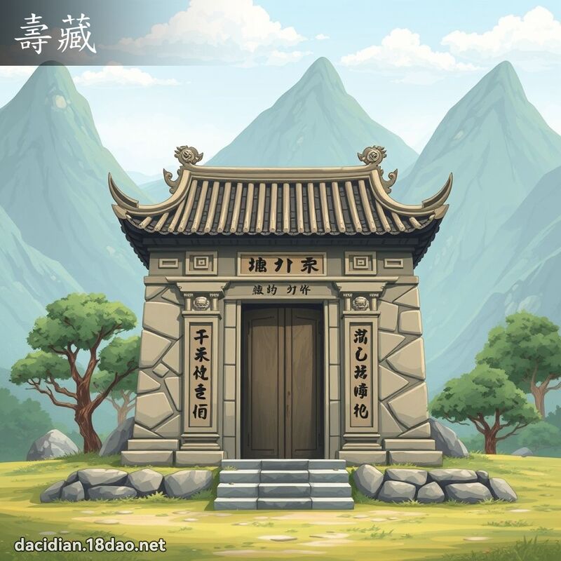 寿藏 - 国语大辞典配图
