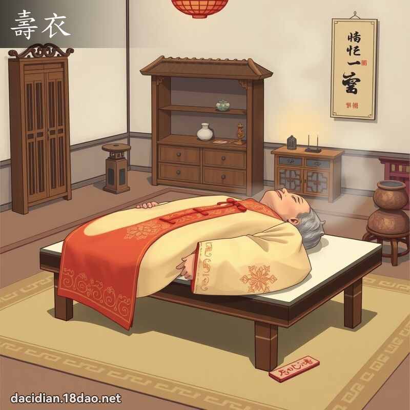 壽衣 - 國語大辭典配圖