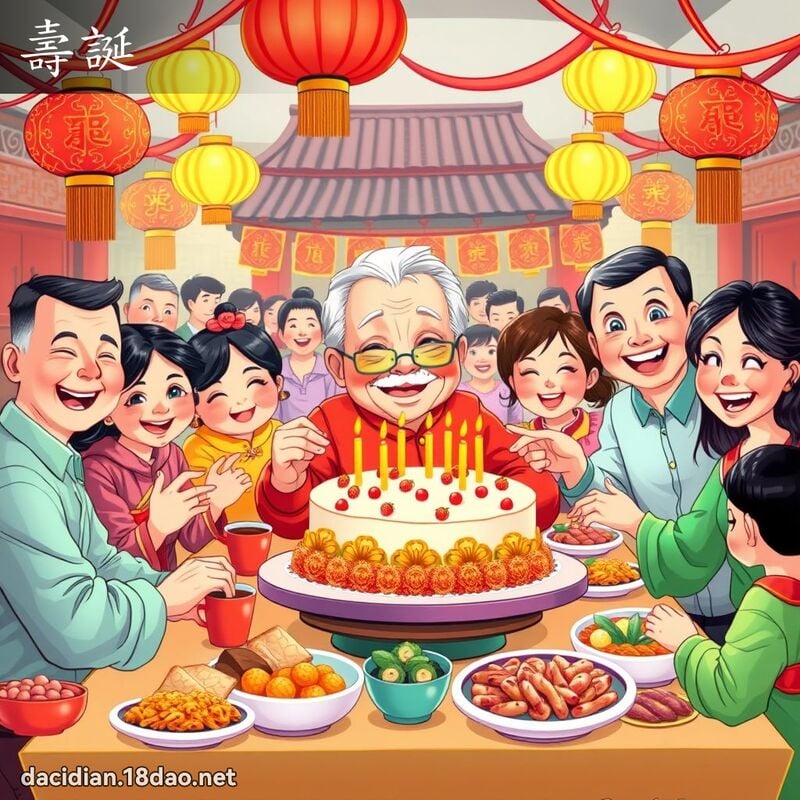 寿诞 - 国语大辞典配图