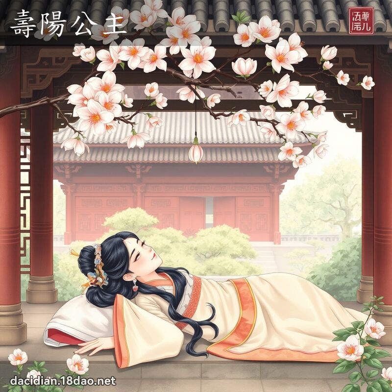 壽陽公主 - 國語大辭典配圖