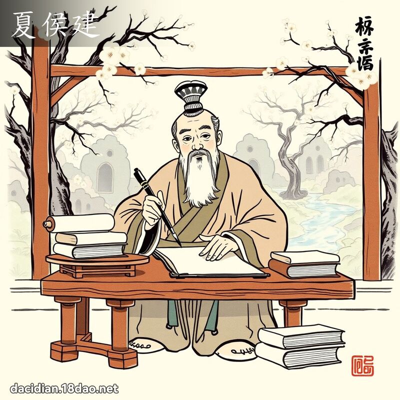 夏侯建 - 国语大辞典配图
