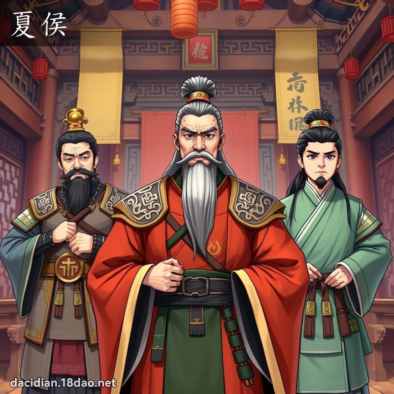 夏侯 - 國語大辭典配圖