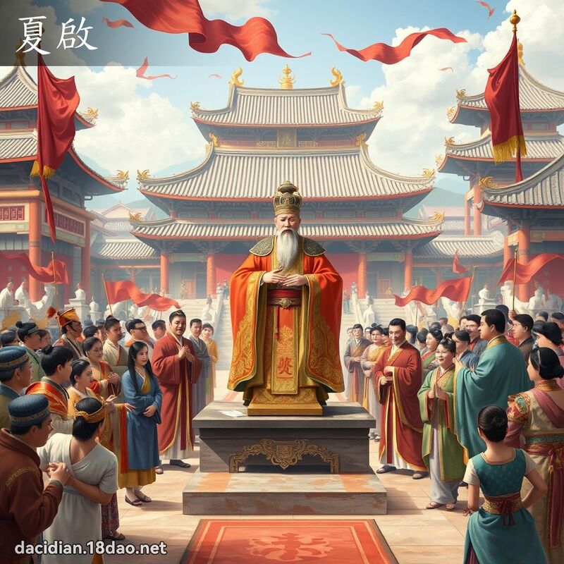 夏启 - 国语大辞典配图