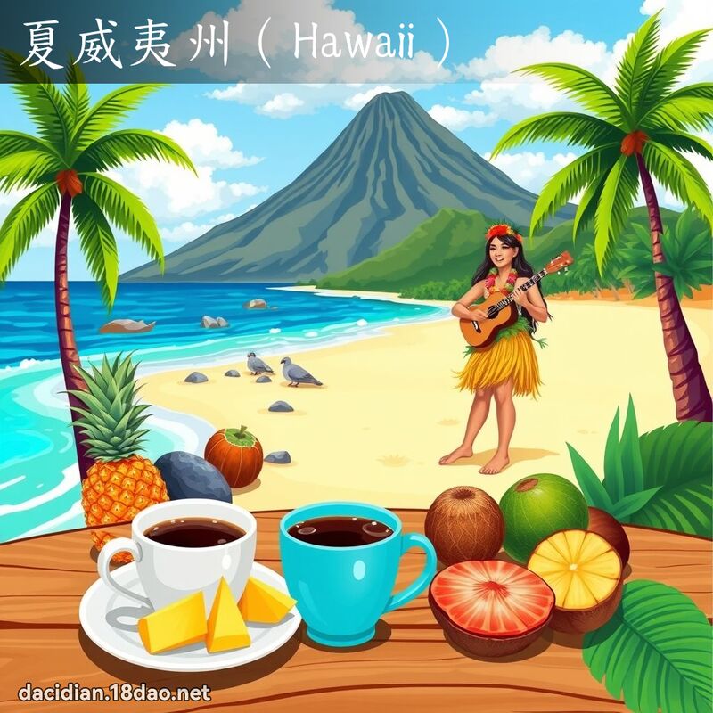 夏威夷州（Hawaii） - 国语大辞典配图