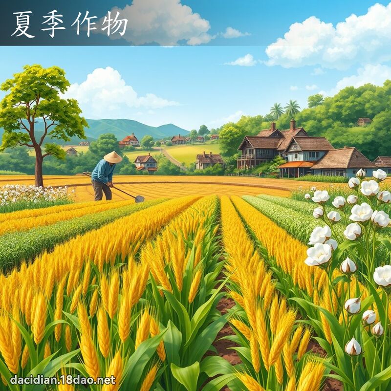 夏季作物 - 国语大辞典配图