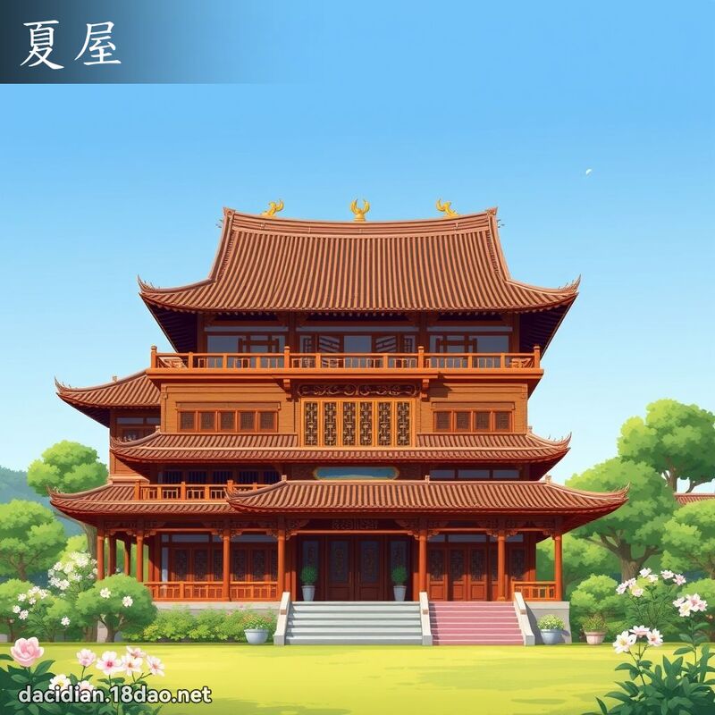 夏屋 - 国语大辞典配图