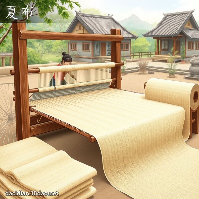 夏布 - 国语大辞典配图