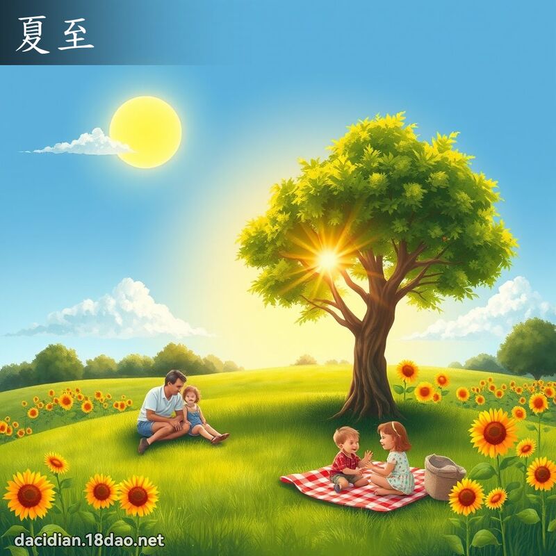 夏至 - 国语大辞典配图