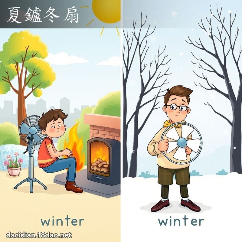 夏鑪冬扇 - 國語大辭典配圖
