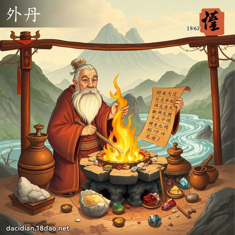 外丹 - 国语大辞典配图