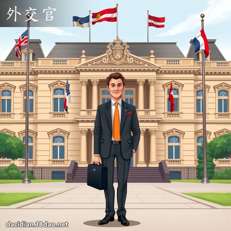 外交官 - 國語大辭典配圖