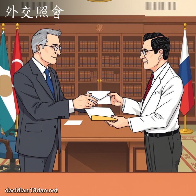 外交照会 - 国语大辞典配图