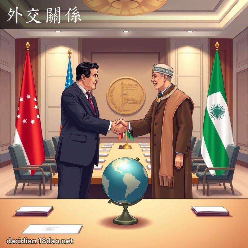 外交关係 - 国语大辞典配图