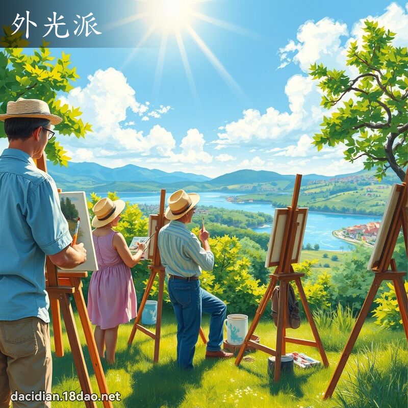 外光派 - 國語大辭典配圖