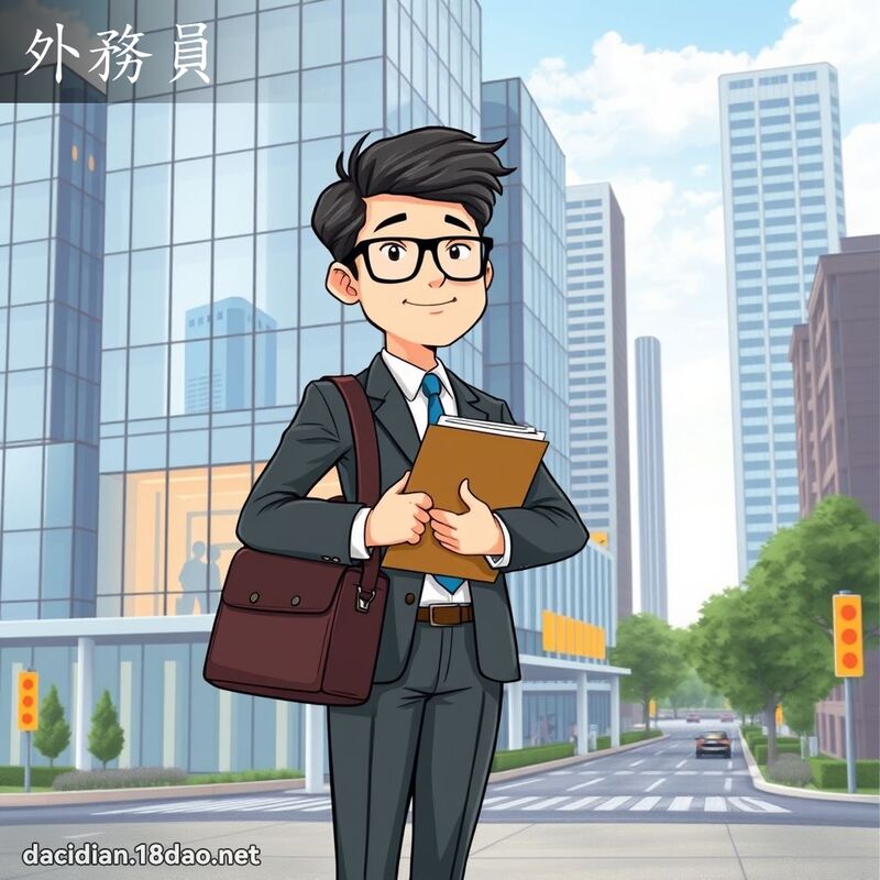 外務員 - 國語大辭典配圖
