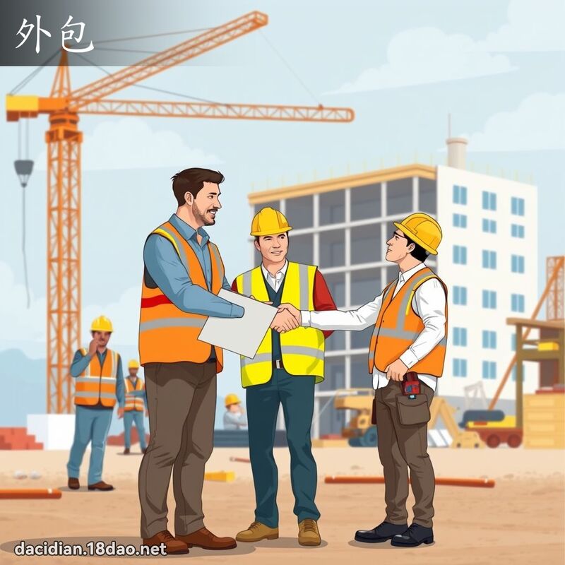 外包 - 国语大辞典配图