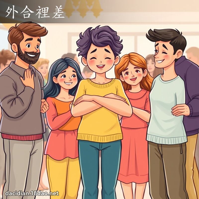 外合里差 - 国语大辞典配图