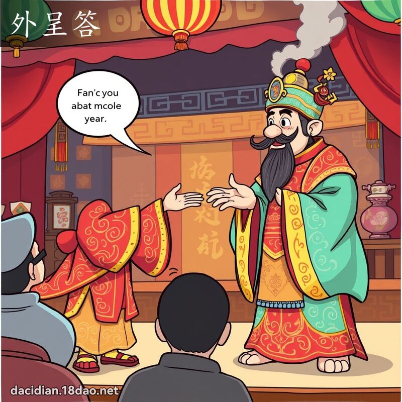 外呈答 - 國語大辭典配圖