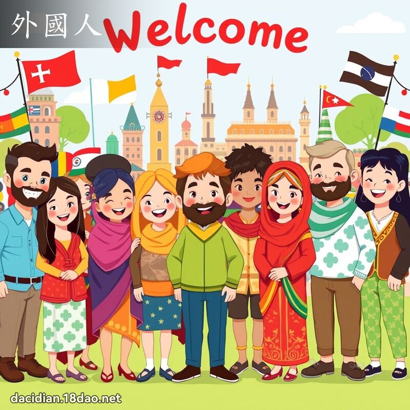 外国人 - 国语大辞典配图