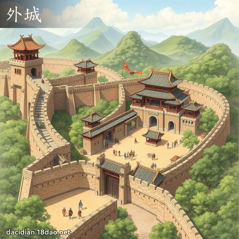 外城 - 國語大辭典配圖