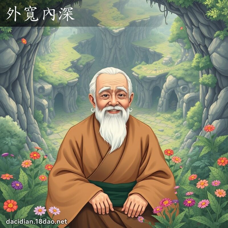 外寬內深 - 國語大辭典配圖