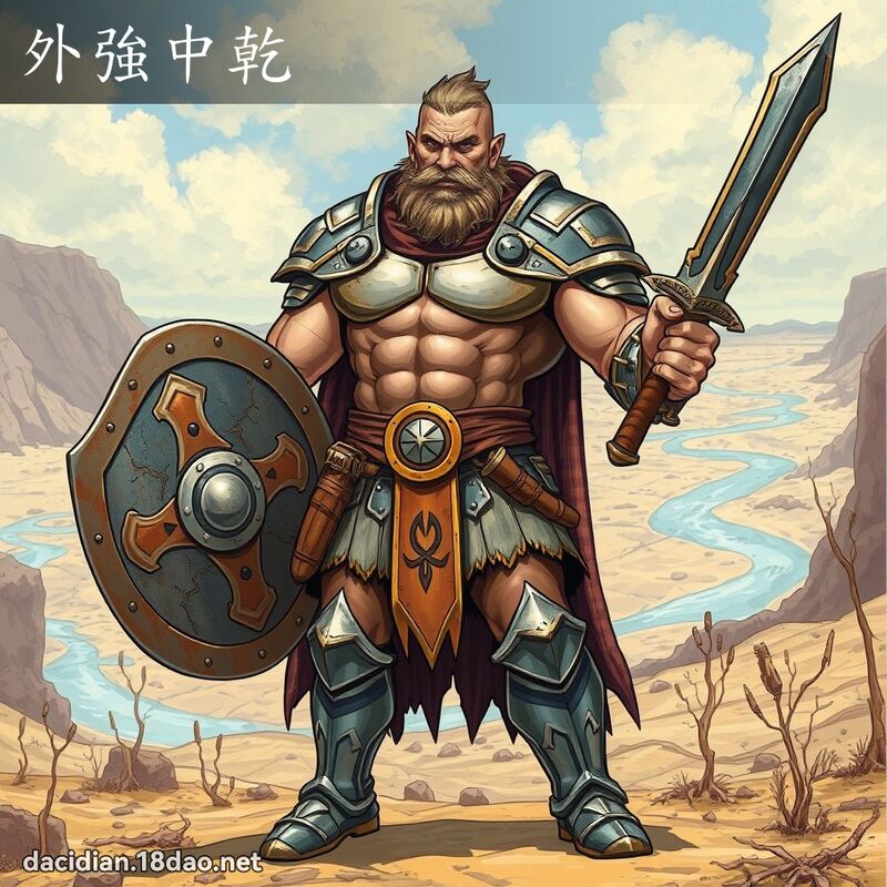 外强中干 - 国语大辞典配图