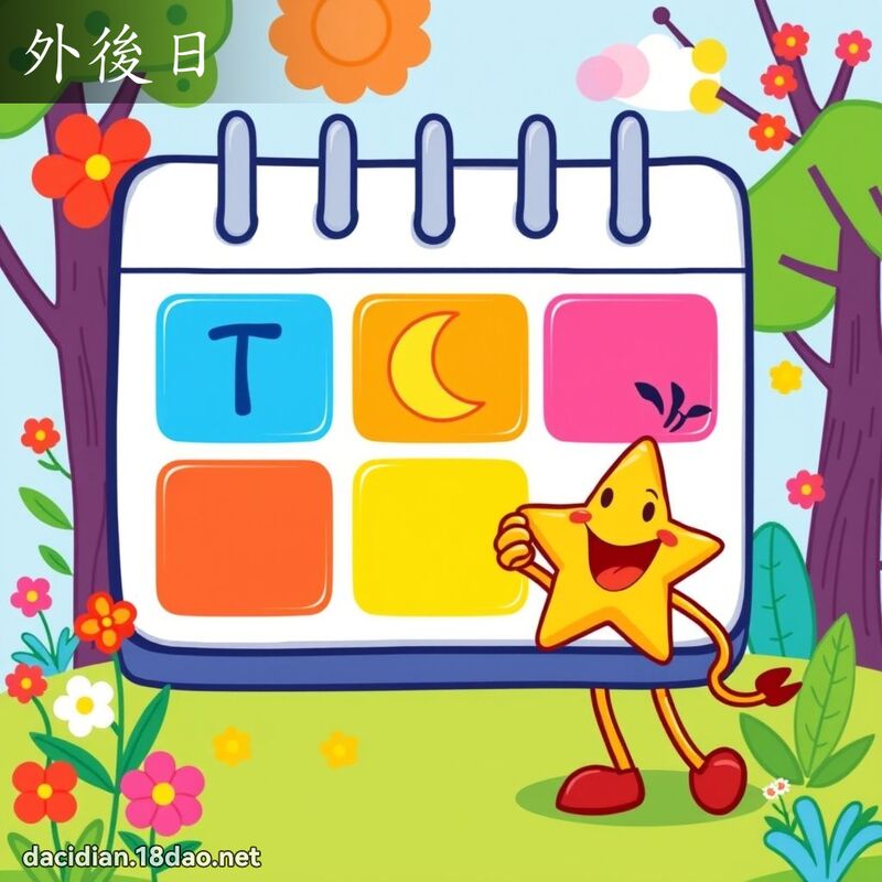 外后日 - 国语大辞典配图