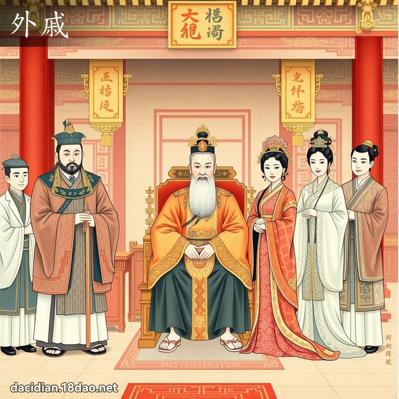 外戚 - 國語大辭典配圖