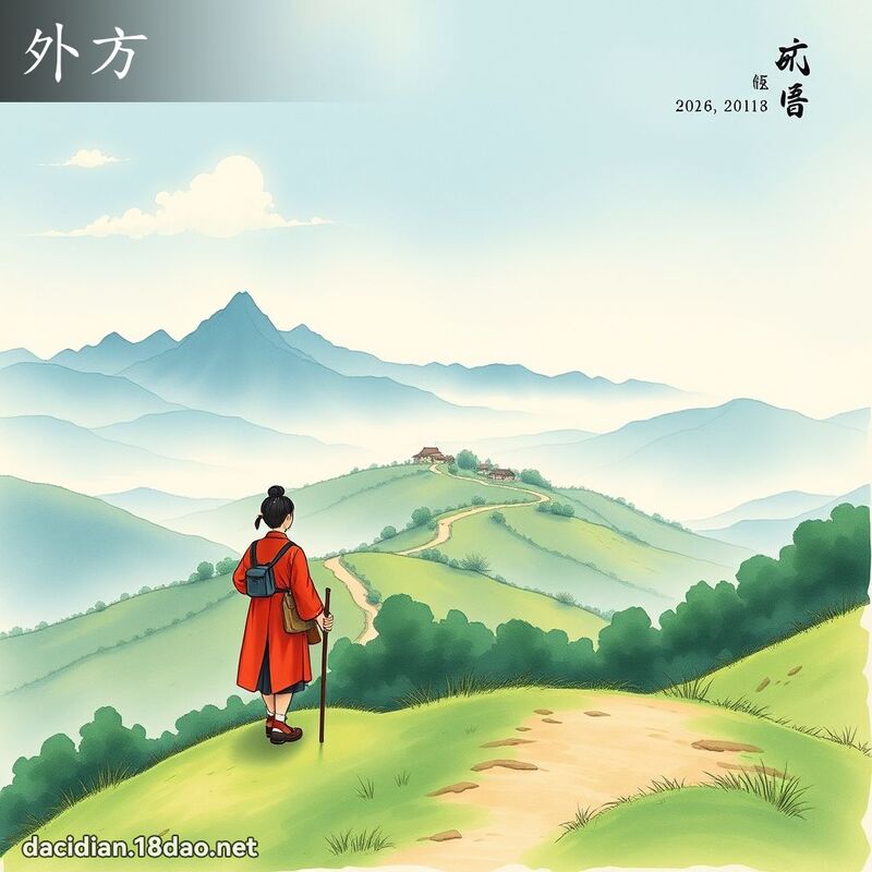 外方 - 國語大辭典配圖