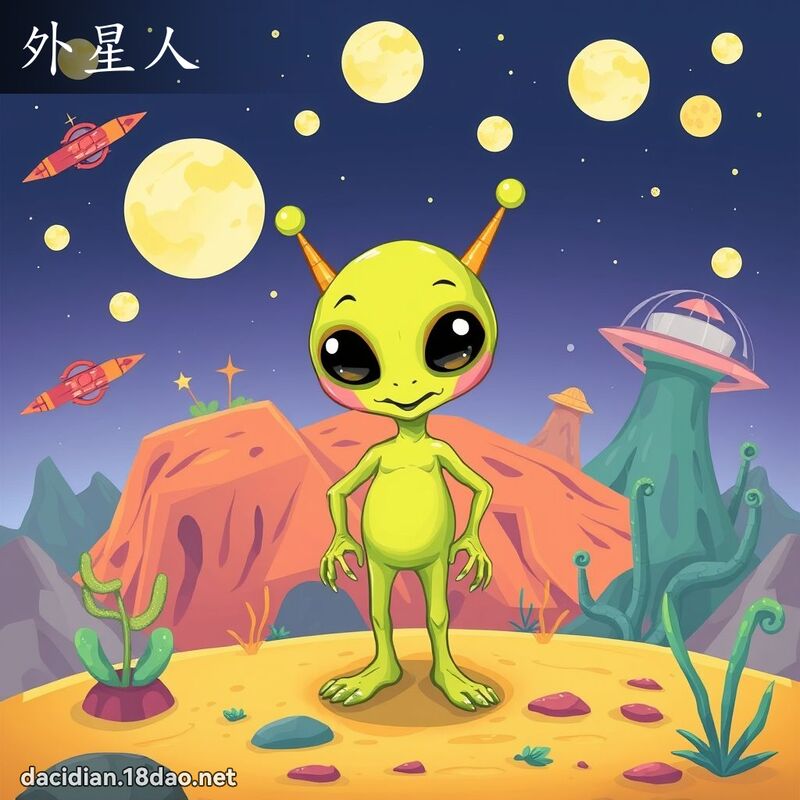 外星人 - 國語大辭典配圖