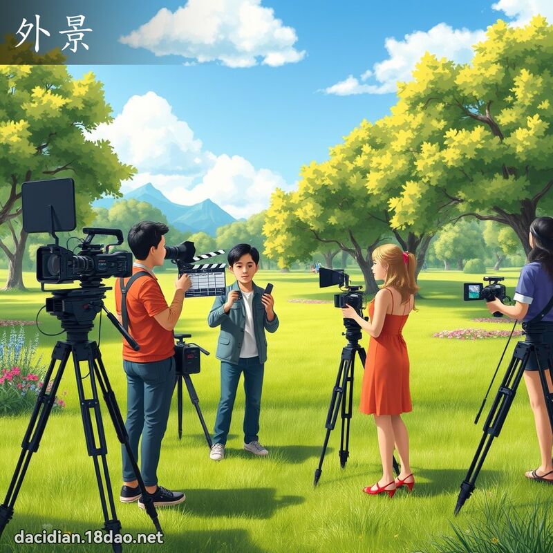外景 - 国语大辞典配图