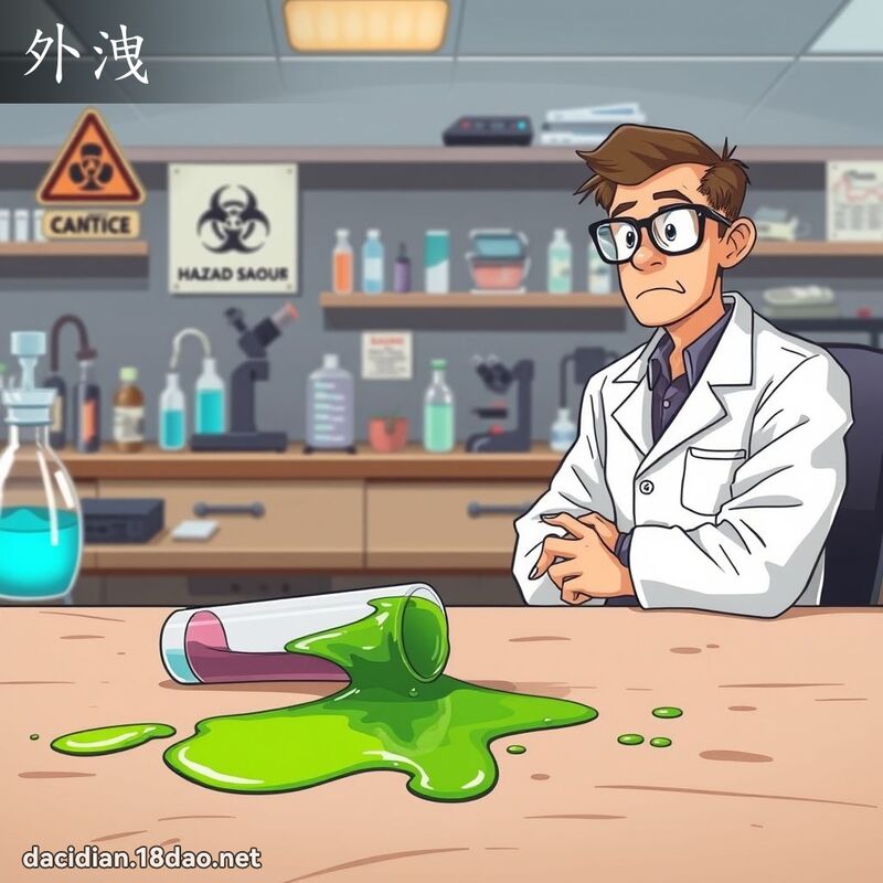 外洩 - 國語大辭典配圖