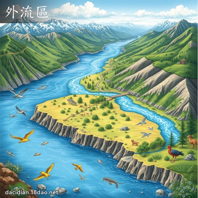 外流區 - 國語大辭典配圖