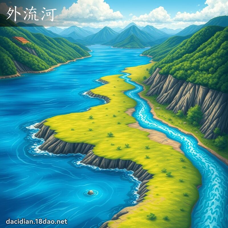 外流河 - 國語大辭典配圖