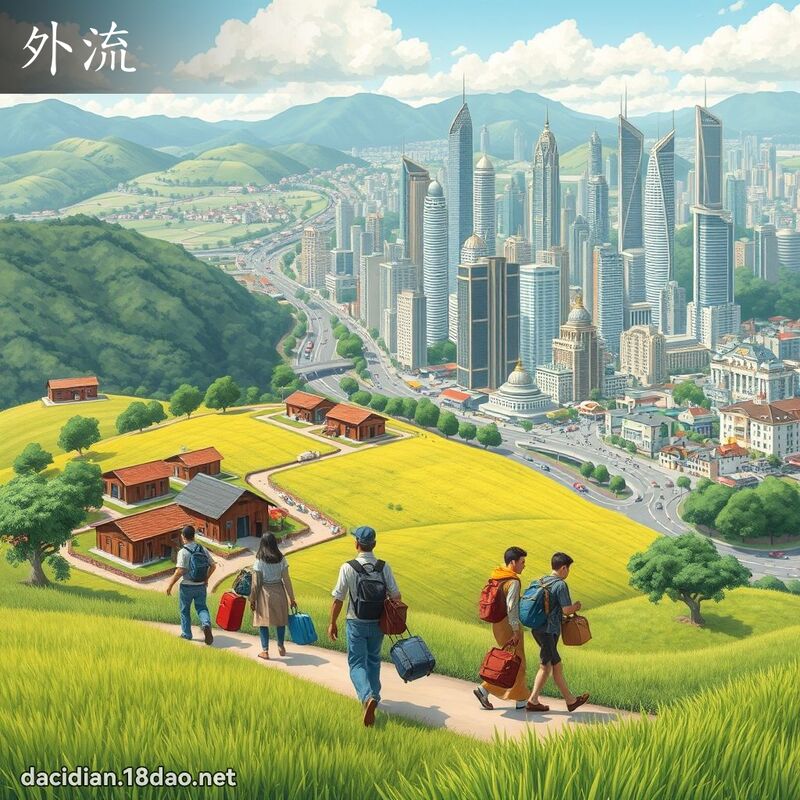 外流 - 國語大辭典配圖