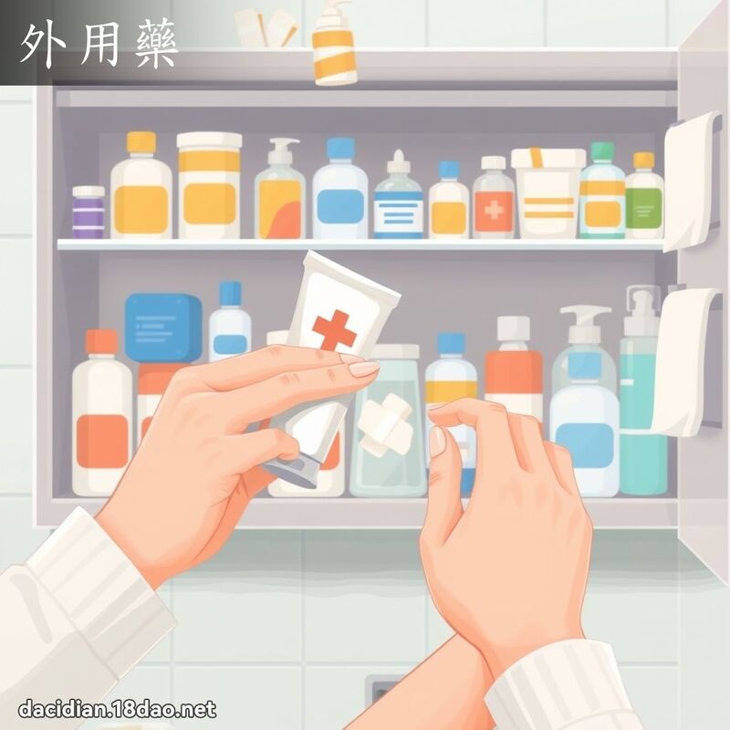 外用药 - 国语大辞典配图