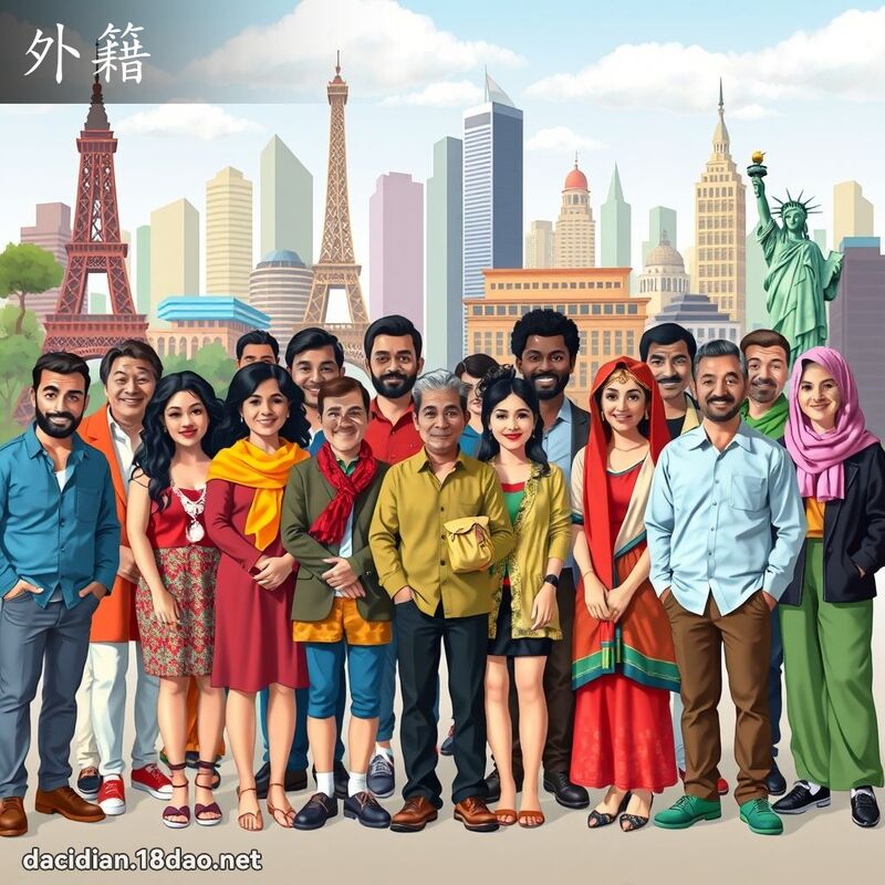 外籍 - 国语大辞典配图