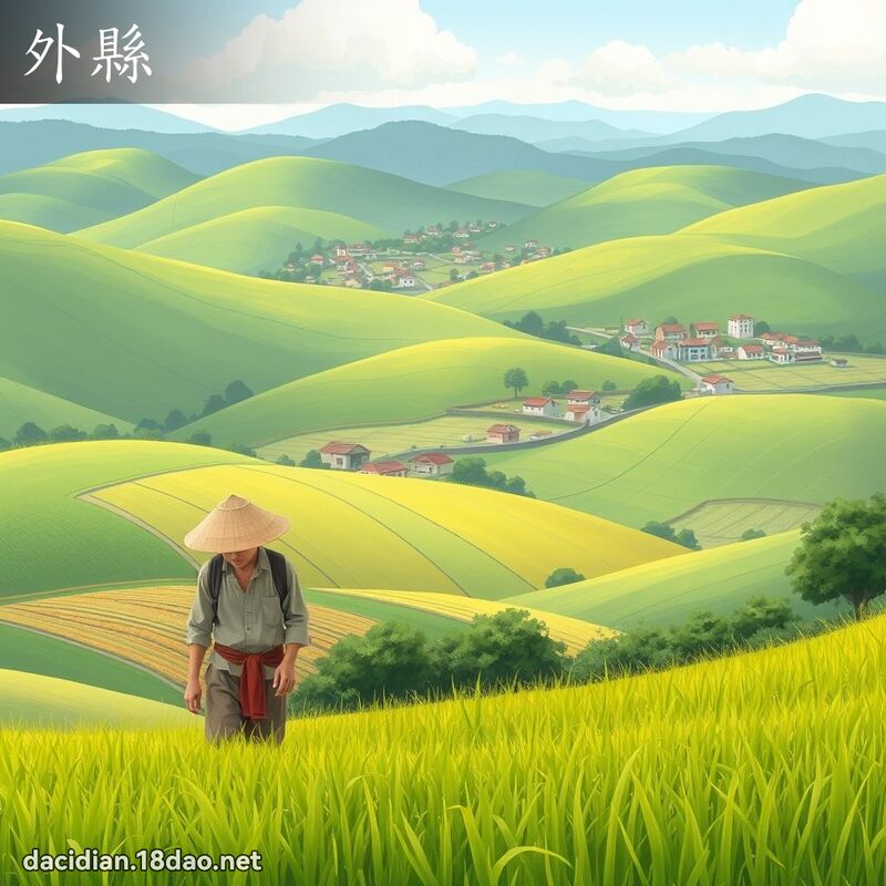 外縣 - 國語大辭典配圖