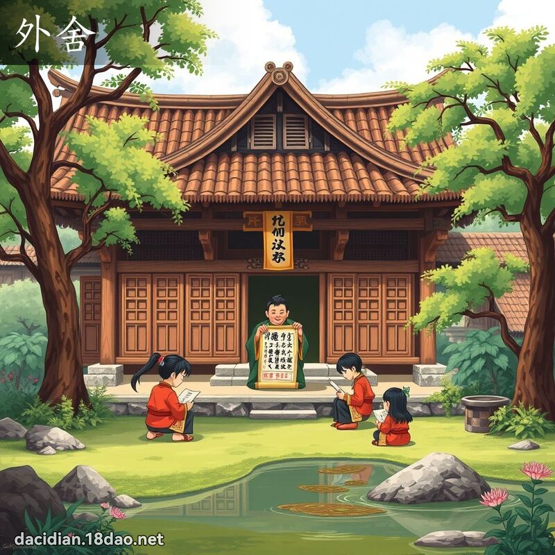 外舍 - 国语大辞典配图