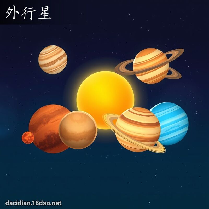 外行星 - 國語大辭典配圖