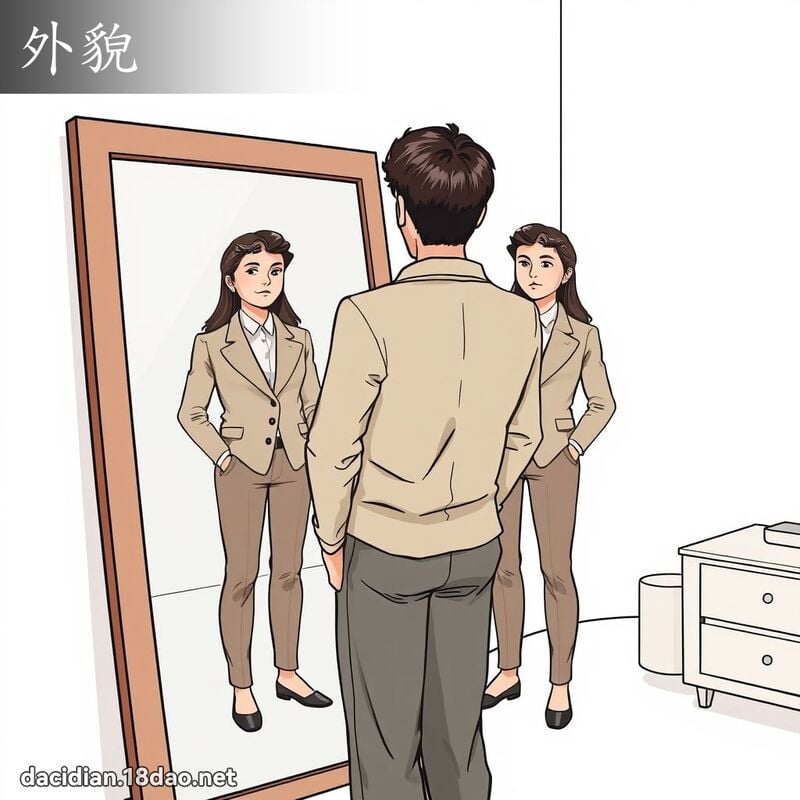 外貌 - 國語大辭典配圖