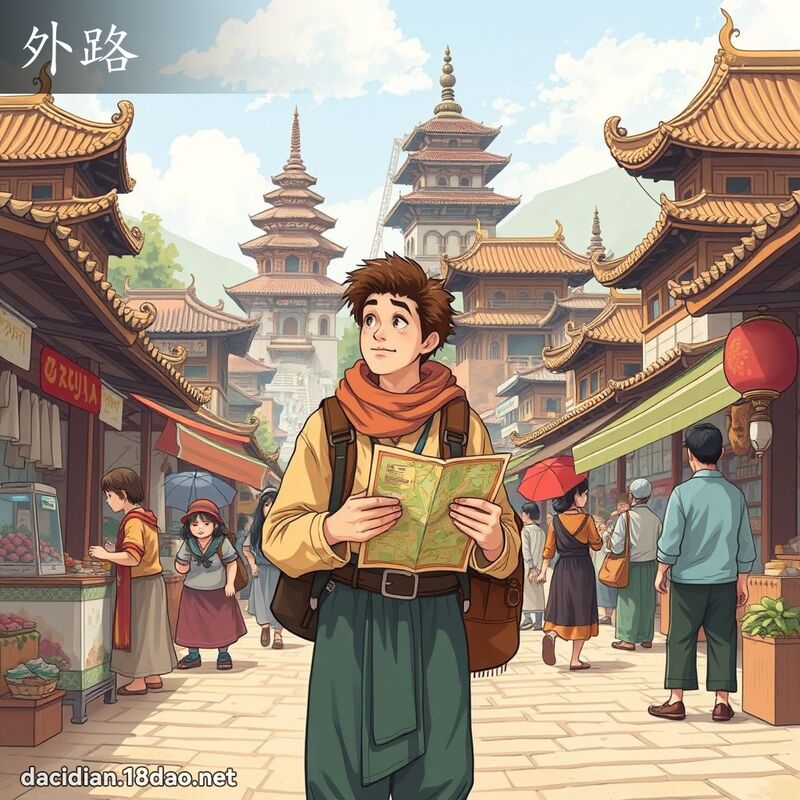外路 - 國語大辭典配圖