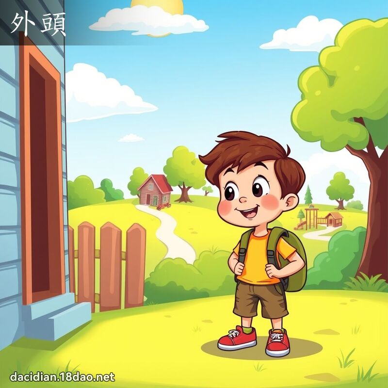 外头 - 国语大辞典配图