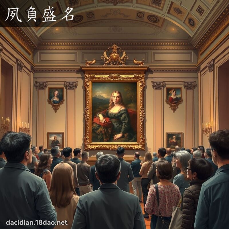夙負盛名 - 國語大辭典配圖